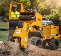 New Rayco Stump Cutter working in field